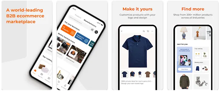 Alibaba b2b shopping store app